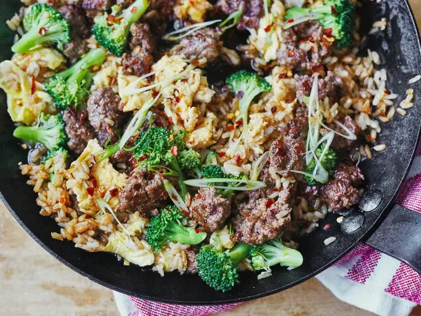 Beef and Broccoli Fried Rice