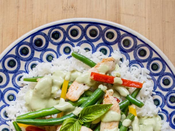 Chicken and Green Bean Stir-Fry