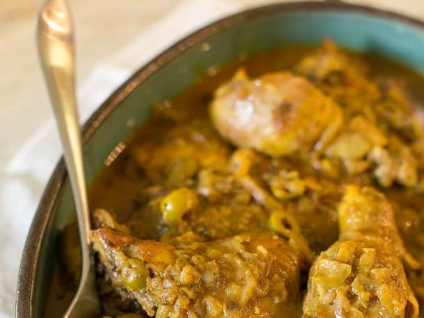 Moroccan Chicken with Preserved Lemons