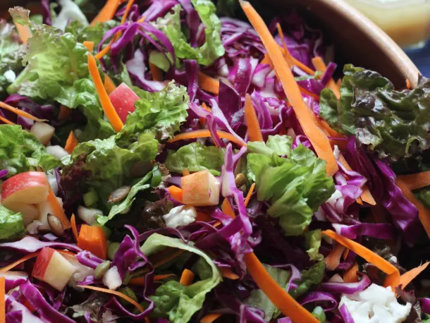Apple Cabbage Salad with Cider Vinaigrette