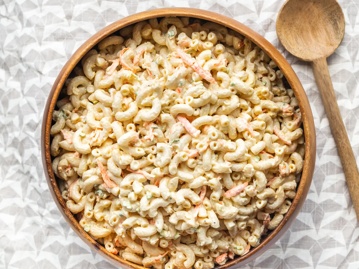 Hawaiian Plate Lunch Mac Salad