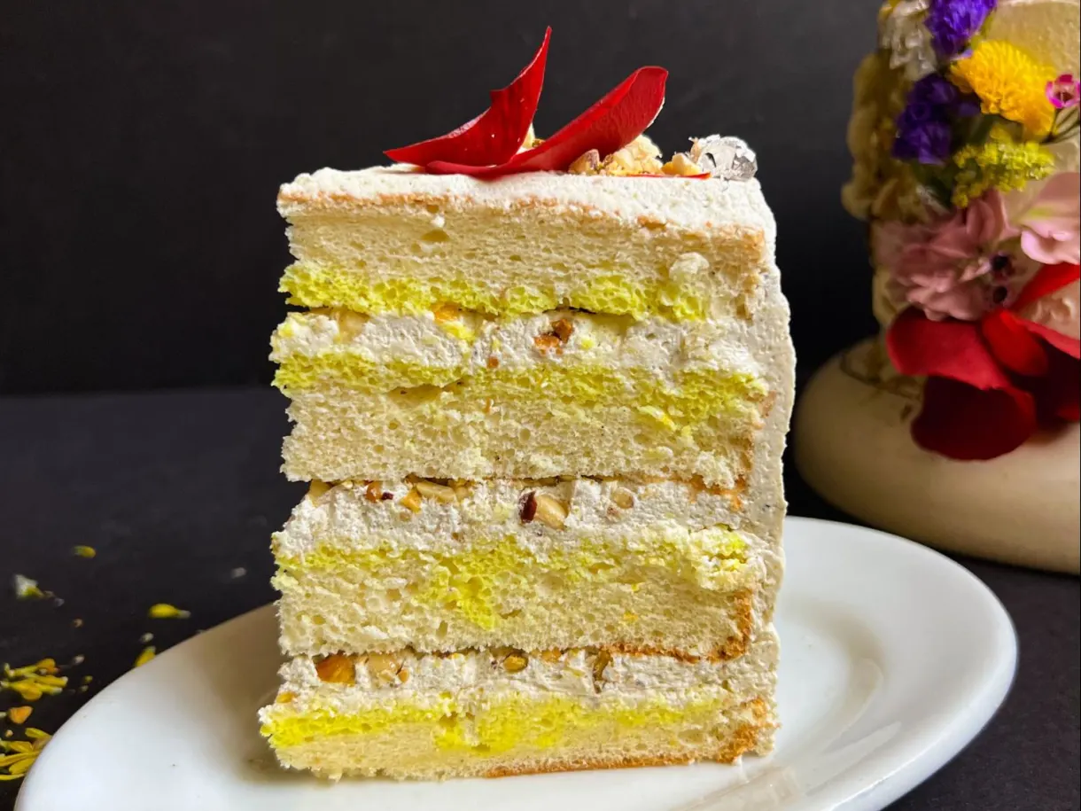 Thandai Layer Cake