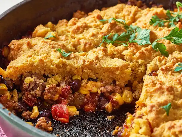 Easy Skillet Tamale Pie
