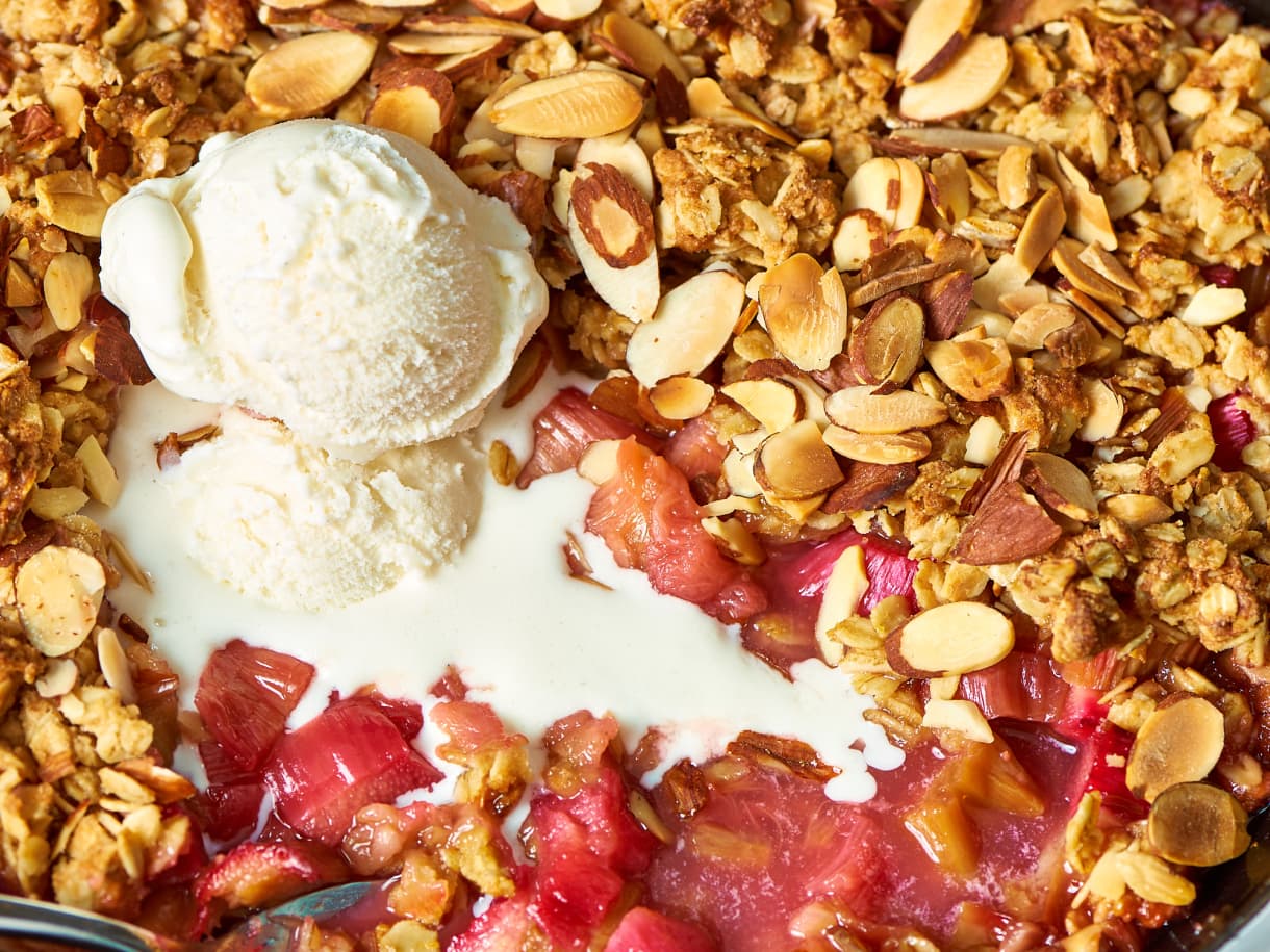 Rhubarb Lavender Crisp