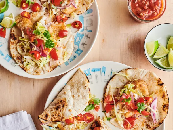 Quick & Easy Crispy Fish Tacos with Cabbage Slaw