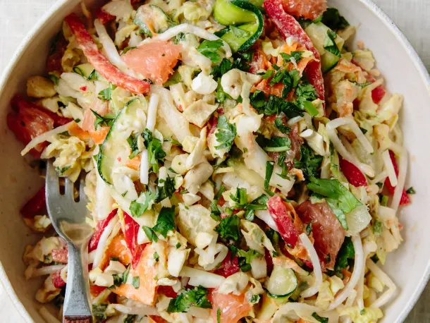 Anna Jones’ Raw Thai Citrus Crunch Salad