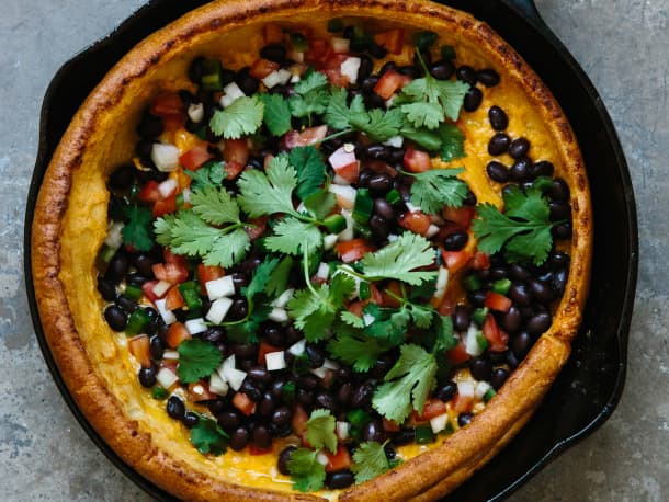 Savory Tex-Mex Dutch Baby Pancake