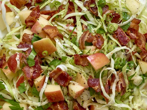 Apple-Bacon Slaw