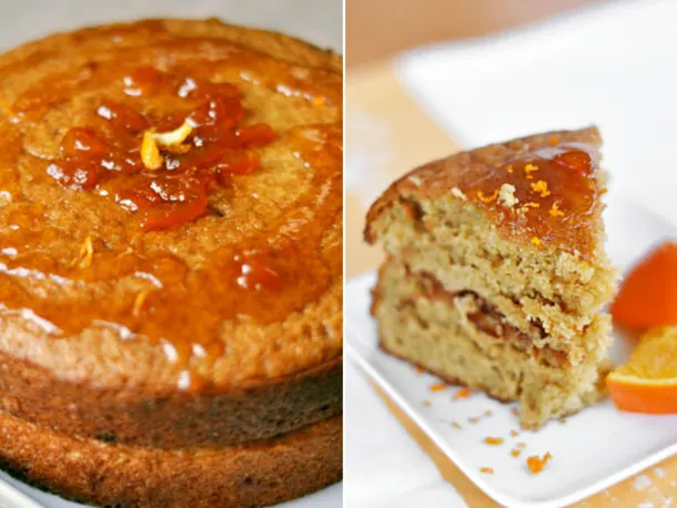 Vegan Recipe: Sticky Orange Cake with Marmalade Glaze