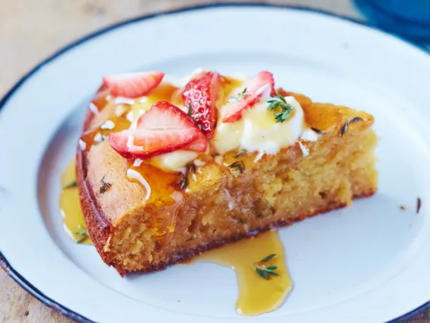 One-Bowl Yogurt and Honey Olive Oil Cake