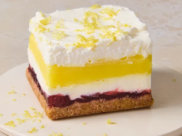 No-Bake Lemon Cranberry Delight