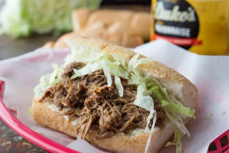 Slow-Cooker Roast Beef Po’ Boys