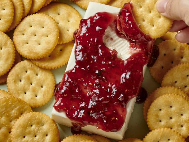 Raspberry Pepper Jelly Cream Cheese Dip (2 Ingredients!)