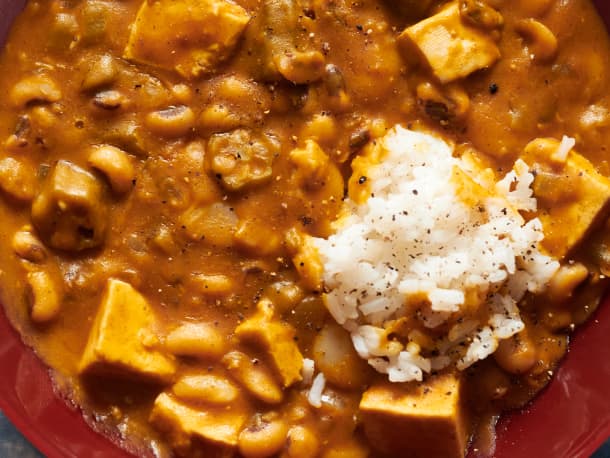 Omar Tate’s Vegetarian Gumbo, Led by His Ancestors, Keeps Its Soul, Heart, and Bones