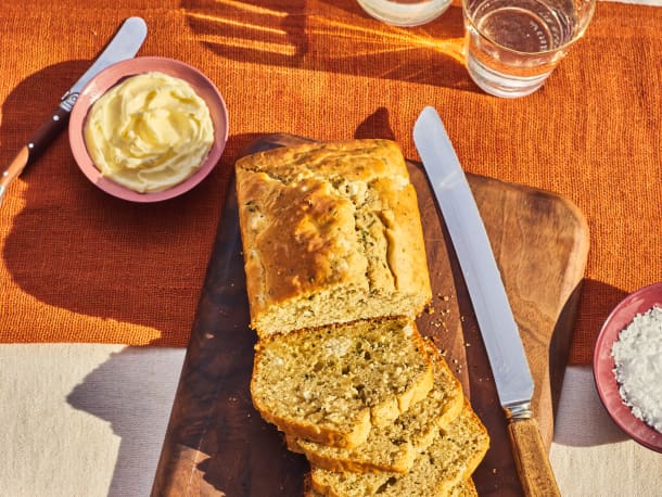 Dorie Greenspan’s Goat Cheese-Black Pepper Quick Bread