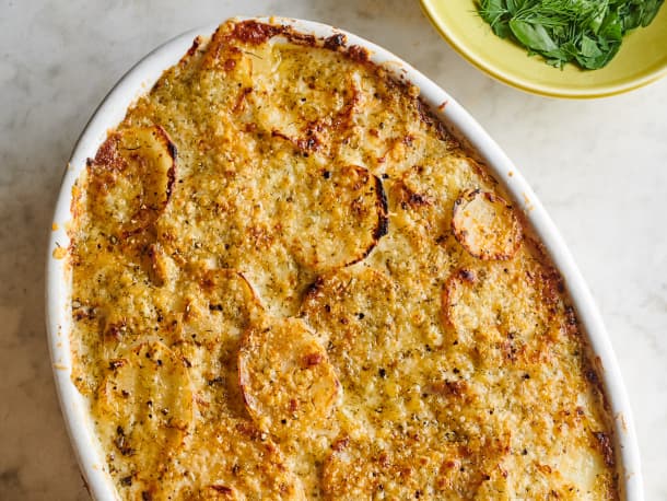 Cheesy Ranch Potato Gratin