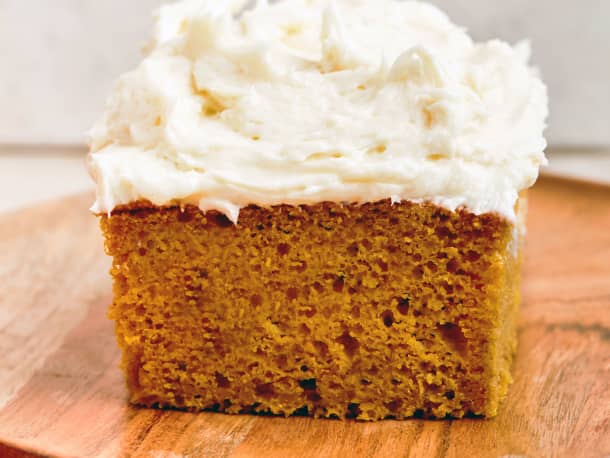 Pumpkin Cake with Cream Cheese Frosting