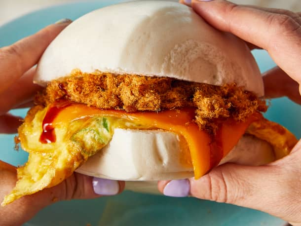 Mantou Egg Sandwich
