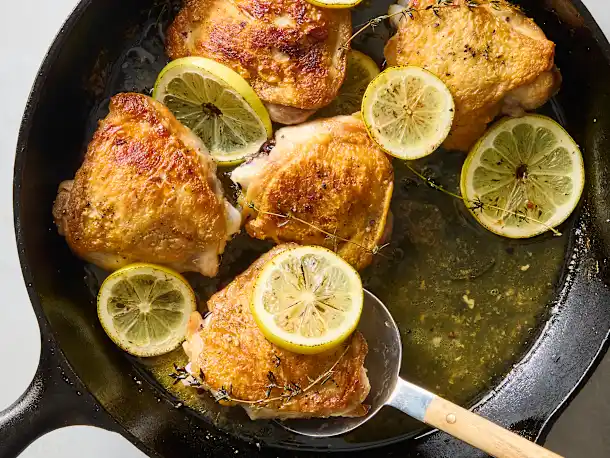 Lemon Thyme Chicken Thighs