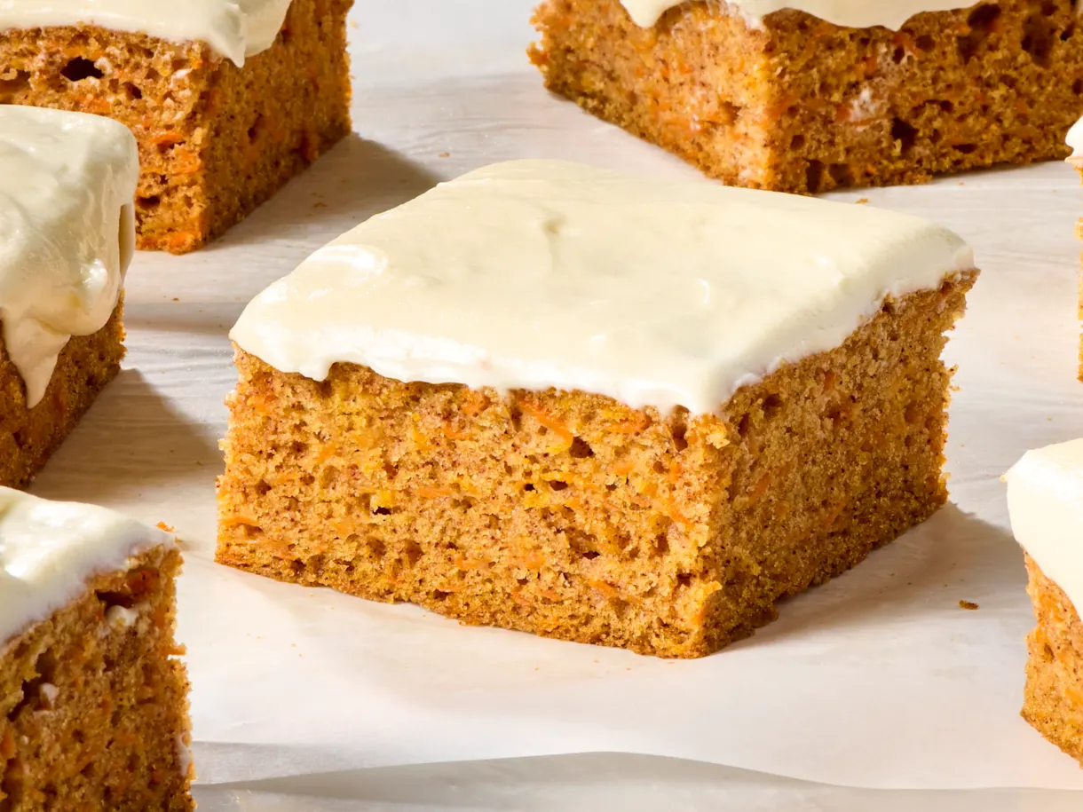 Carrot Sheet Cake with Cream Cheese Frosting