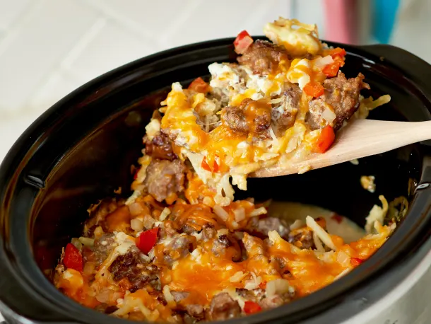 Slow Cooker Hash Brown Casserole