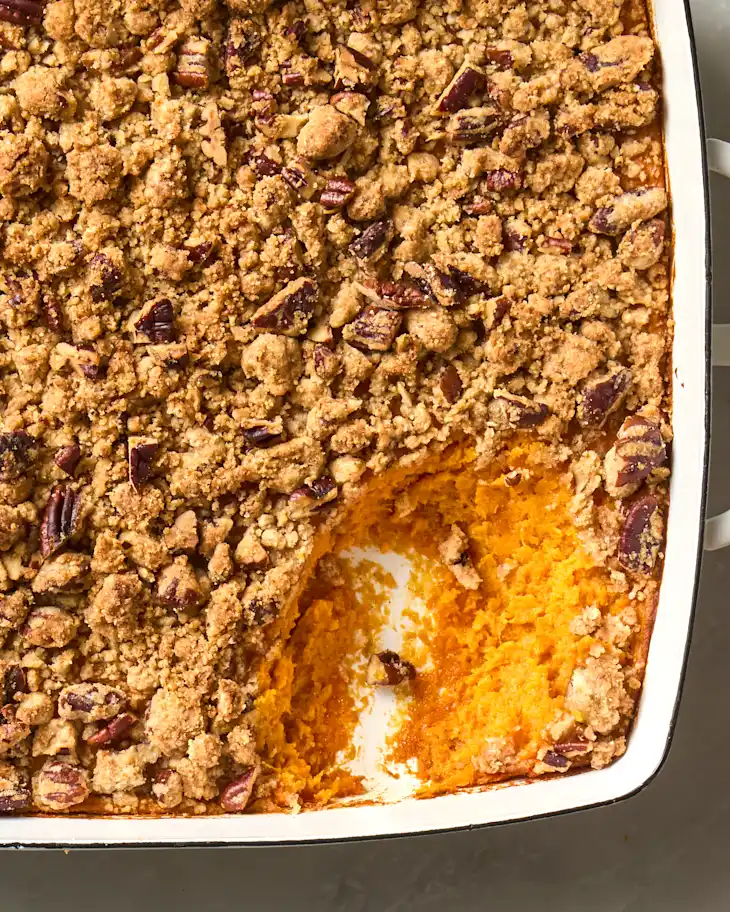 Sweet Potato Casserole with Pecans