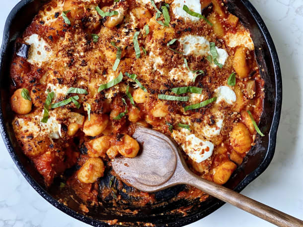 One-Pan Eggplant Parm Gnocchi