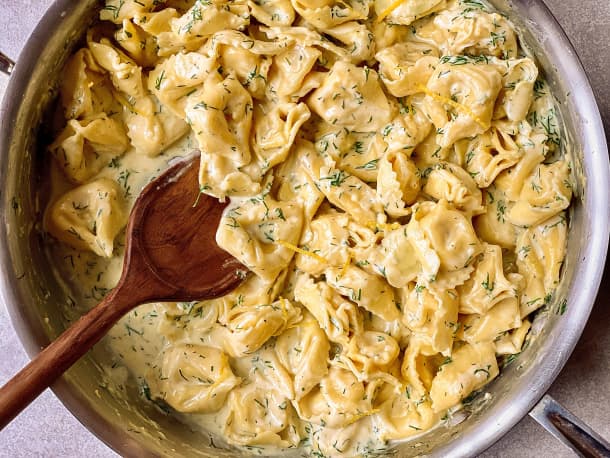 Ravioli with Artichokes and Garlic Breadcrumbs