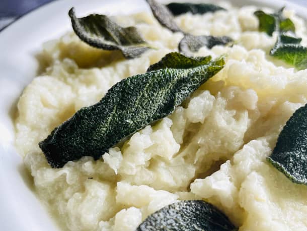 Sage-Infused Mashed Turnips