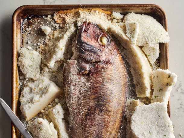 How To Salt-Bake a Whole Fish