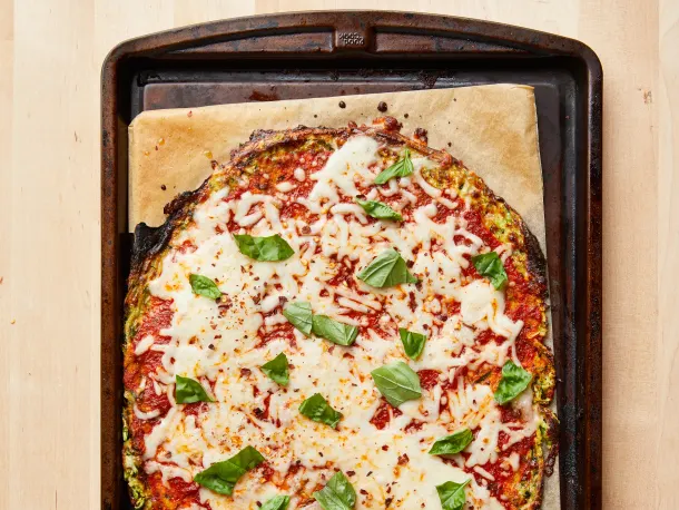 The Best, Crispiest Zucchini Pizza Crust