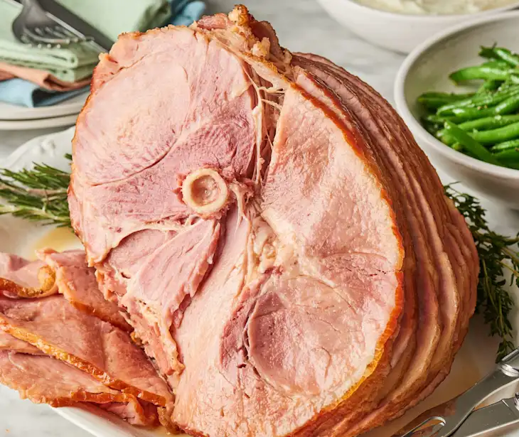 Slow Cooker Honey-Glazed Ham