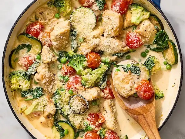 Chicken Primavera Bites