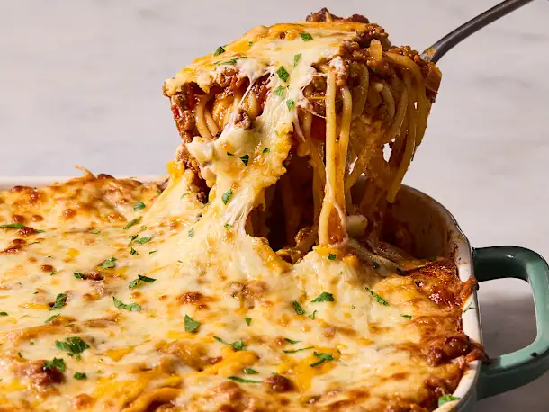 Cowboy Baked Spaghetti