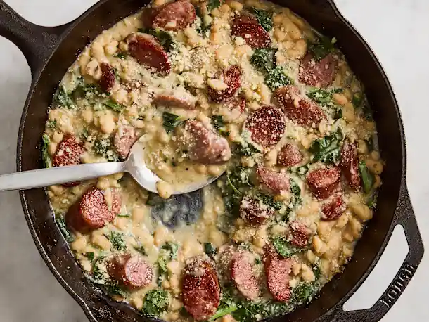 White Bean and Sausage Skillet