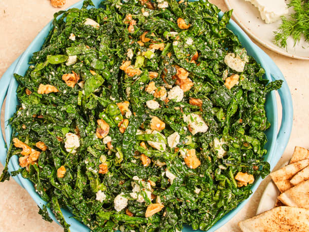 Spanakopita Kale Salad