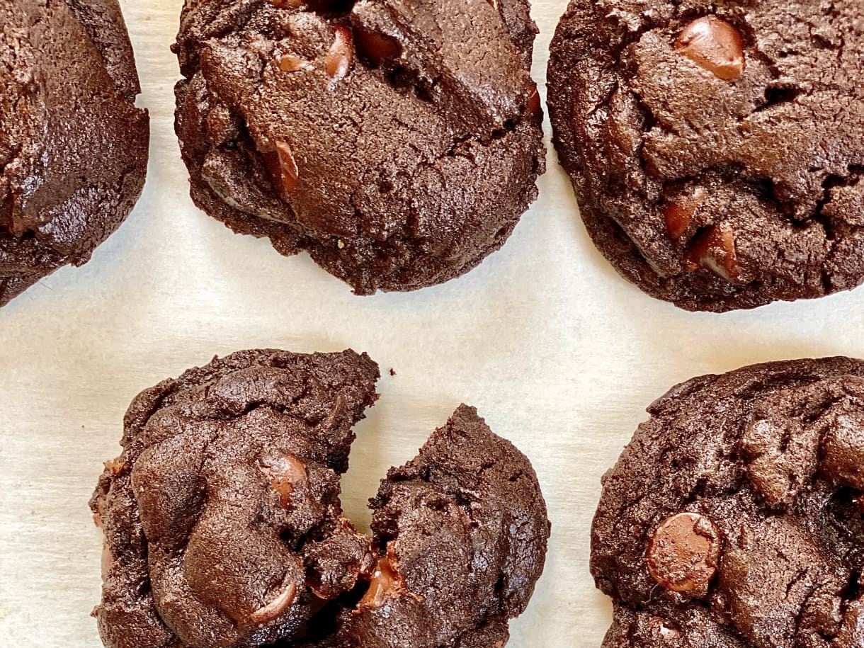 Double Chocolate Chip Cookies