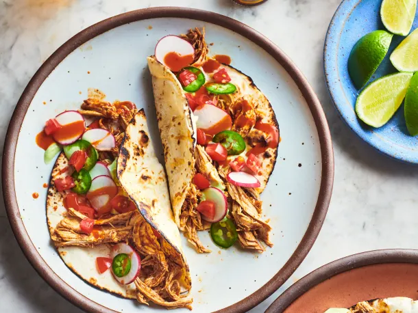 Instant Pot Chicken Tacos