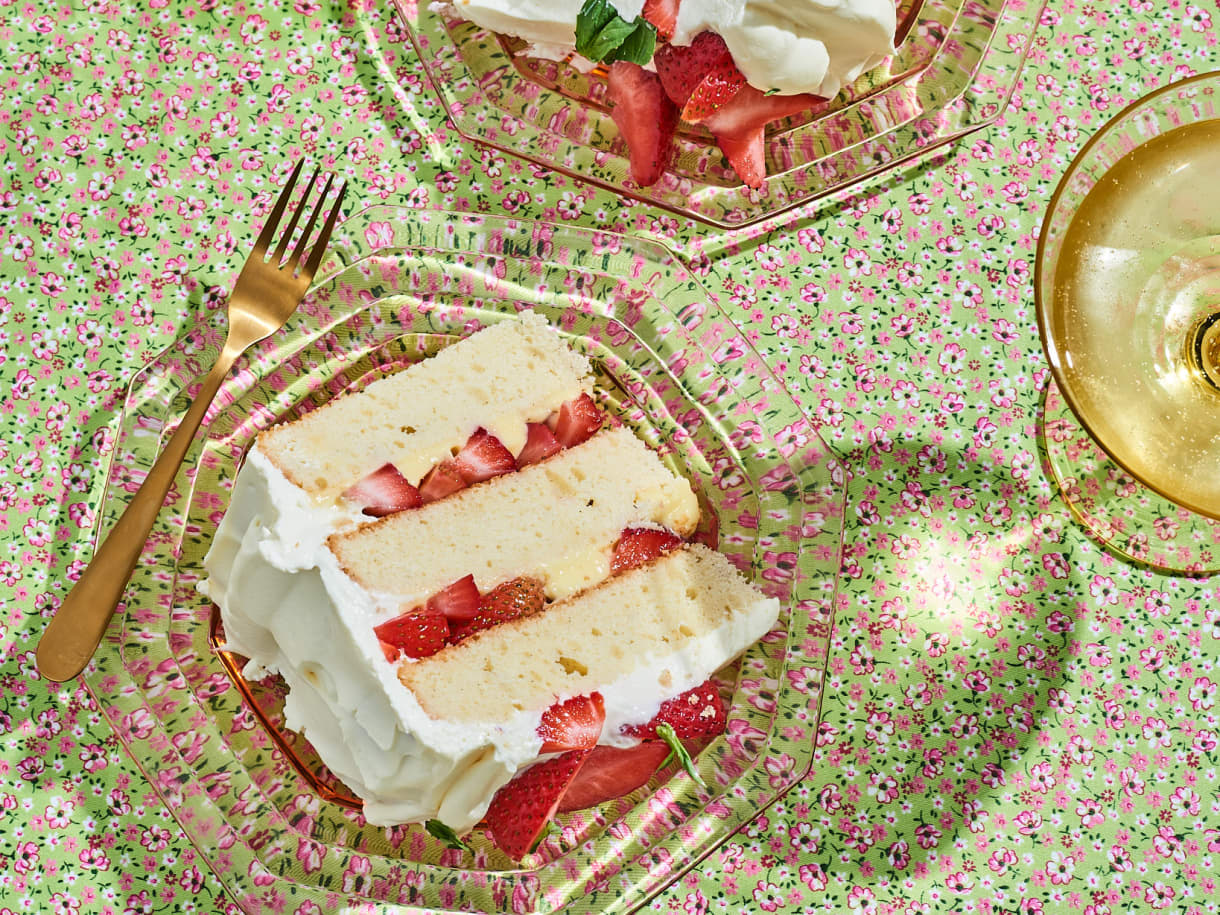 Strawberry Cassata Cake