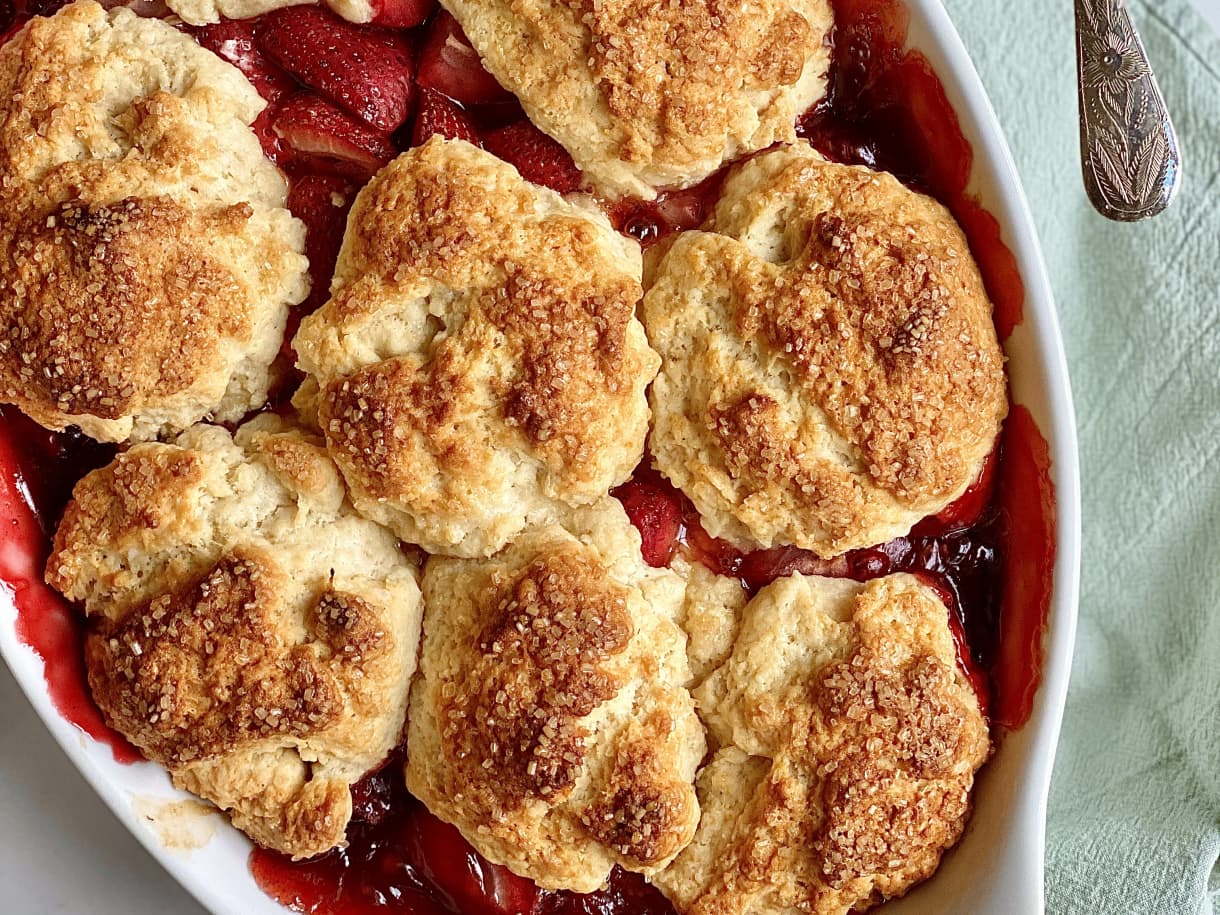 Perfect Strawberry Cobbler