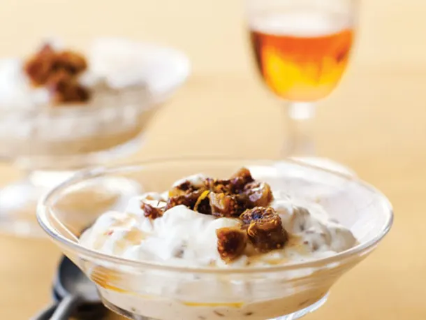Wheat Berry Fools with Grand Marnier Figs