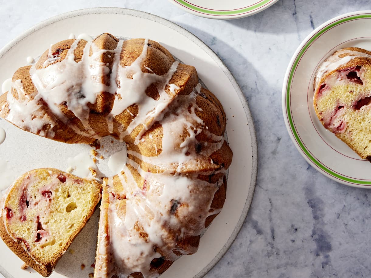 Strawberry Pound Cake