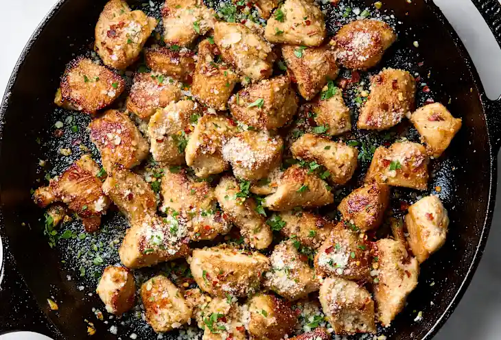 Garlic Parmesan Chicken Bites
