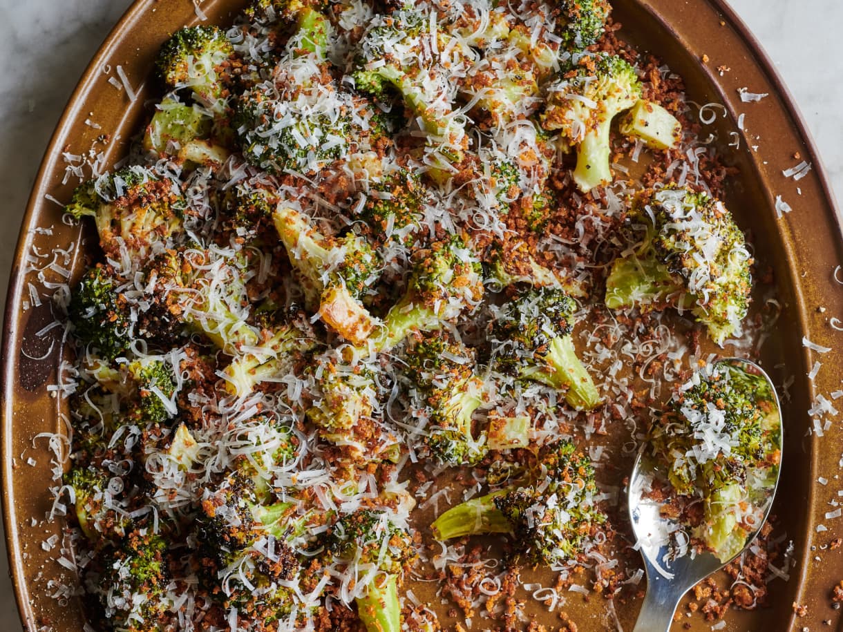 Caesar Roasted Broccoli