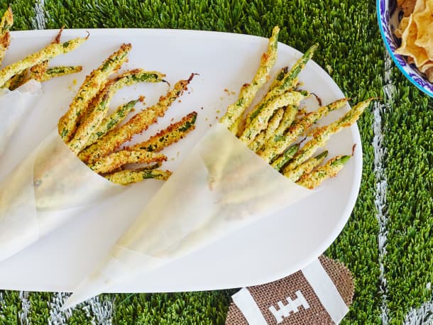 Oven-Baked Green Bean Fries