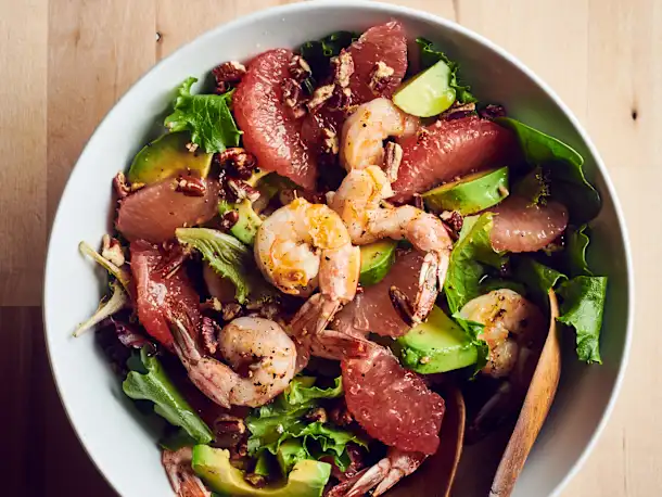 Shrimp, Grapefruit, and Avocado Salad