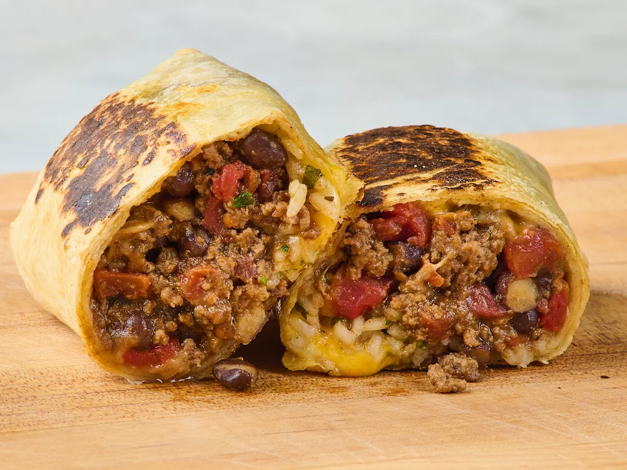 The Most Delicious Beef Burritos