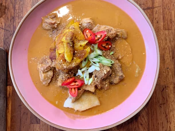 Nkatsenkwan (Groundnut Stew)