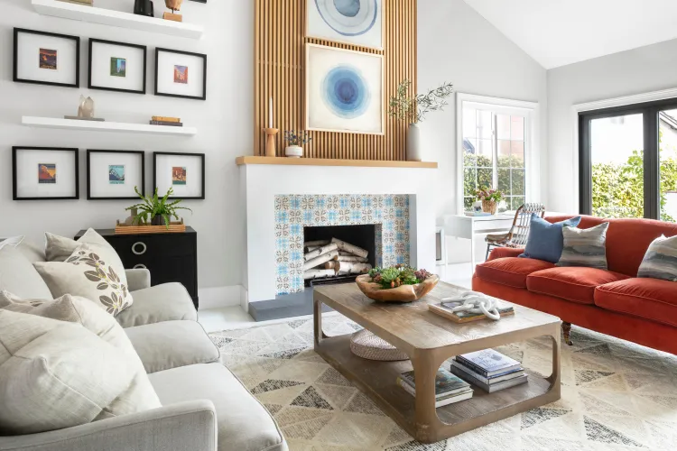 This Simple Framing Trick Makes Small Art Look Twice as Big (and Fills a Blank Wall Fast)