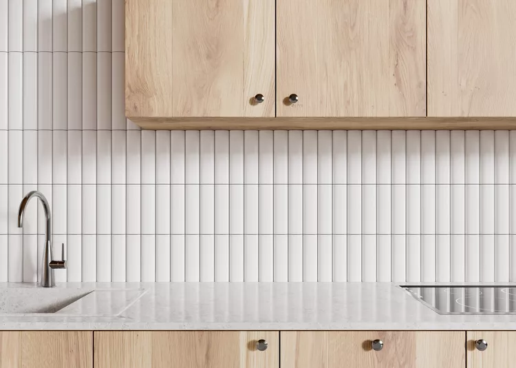 Fluted Tile Is the Eye-Catching Backsplash Upgrade for 2025